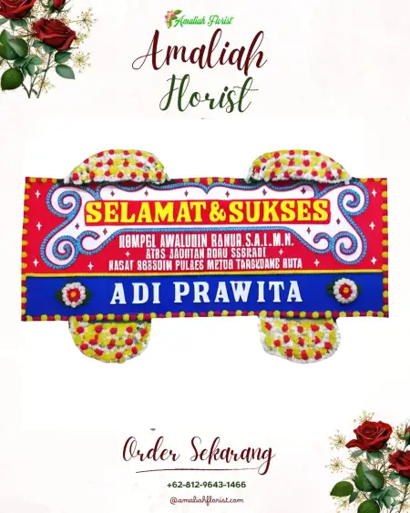 Papan Bunga Ucapan Selamat Antirogo